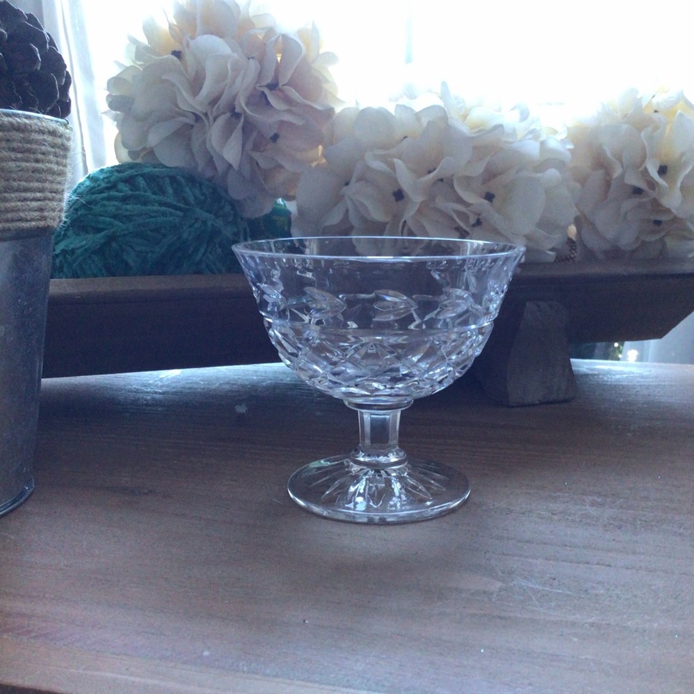 Dartington  Hall Footed Crystal Bowl - Picture 3 of 6